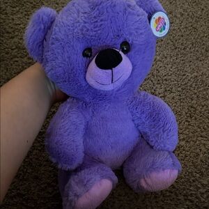 Purple Plush Teddy Bear